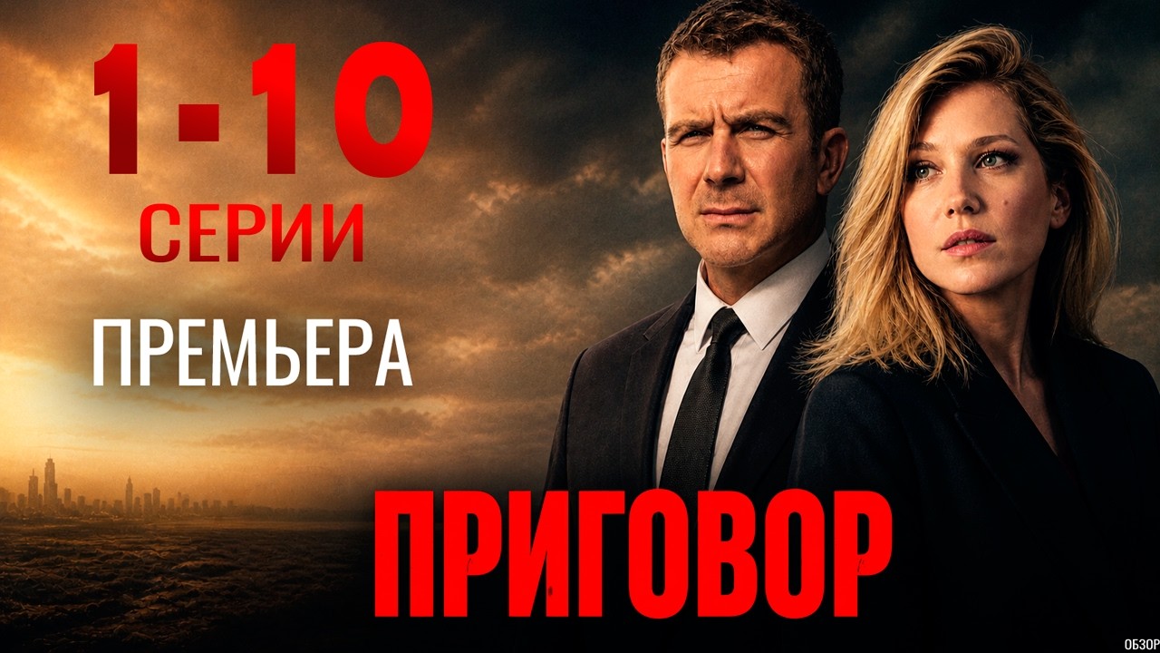 Приговор 1,2,3,4,5,6 -10 серия. Премьера 2026 на Кион. Обзор смотреть онлайн