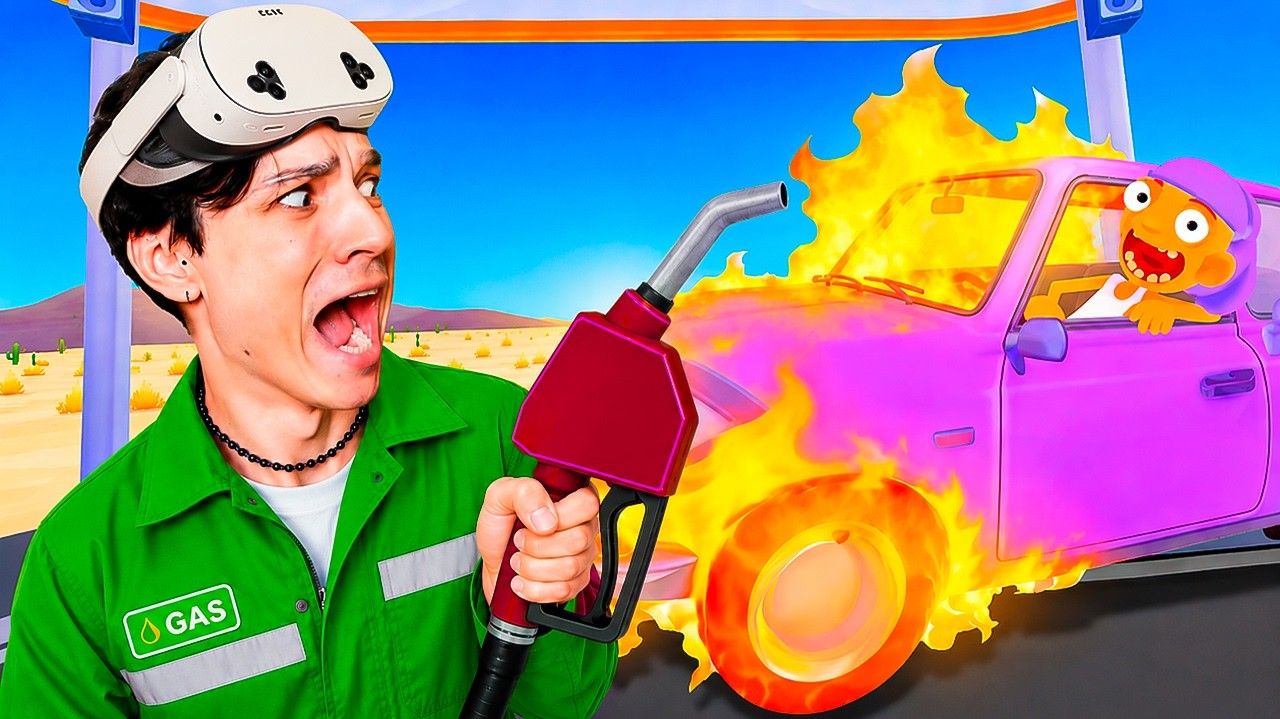Я СЖЁГ ЗАПРАВКУ В VR 😱 смотреть онлайн