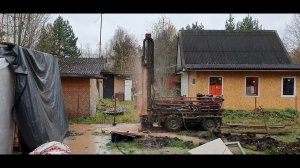 бурение скважин на воду с компрессором 5,3 м2. пневмач П-110 савдепий.