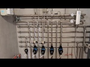 Отопление и водоснабжение в кирпичном доме.