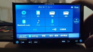 Первое включение pioneer carrozzeria avic-rz502 без антены gps
