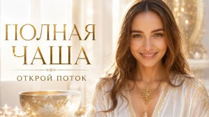 Открой поток изобилия |Полная чаша в доме | Аффирмация на благополучие и любовь |