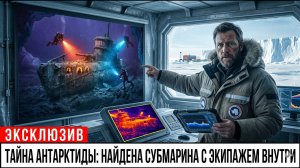 Сонар обнаружил секретную подлодку Третьего рейха в Антарктиде: экипаж так и не покинул судно