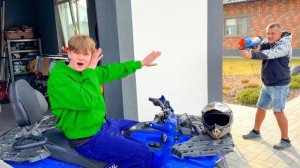 АРСЕНИЙ УЕХАЛ КАТАТЬСЯ ТАЙКОМ. ПАПА УСТРОИЛ НЕРФ БИТВУ. БРОС ШОУ