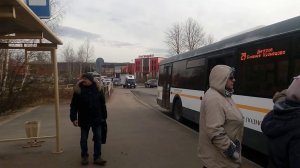 Автобус ЛиАЗ-5292.60 АХ 773 50 остановка УПП ВОС (Дмитров) 21.12.2019