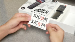 Распаковка Экшн-камера SJCAM C400 на www.blendashop.com