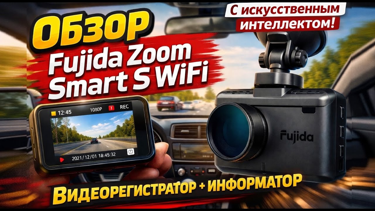 Он ЧИТАЕТ знаки! 😱 Обзор умного регистратора Fujida Zoom Smart S смотреть онлайн