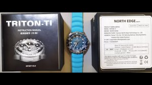 NORTH EDGE TRITON TI Titanium 300m waterproof solar charging