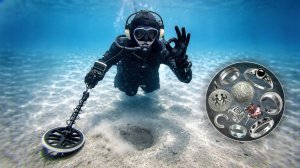 Подводный поиск с металлоискателем на загадочном острове