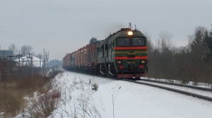 Круговая и переходные железнодорожные кривые. 2ТЭ116-940, 2М62У-0144