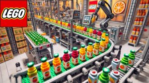 Фабрика Lego# линия по производству парфюмерии из экзотических фруктов!🍊🌸🧱