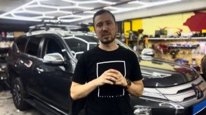 Mitsubishi Паджеро спорт 3 успели за один день установить динамики и процессорный усилитель.