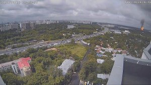 Момент взрыва на ТЭЦ-27 (Северная ТЭЦ)