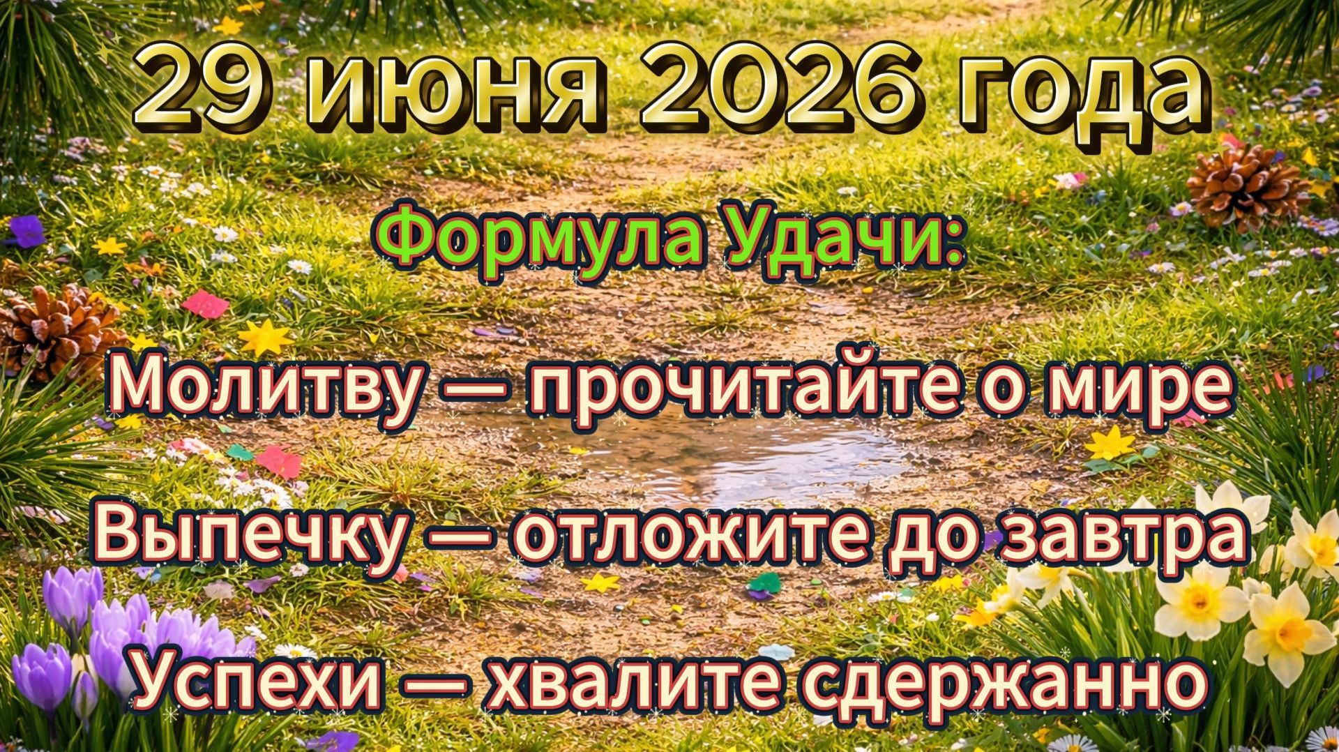 Народные приметы на 29 июня 2026 года смотреть онлайн