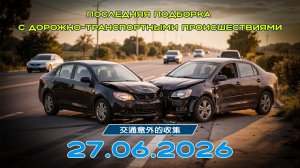 Последняя подборка ДТП 27.06.2026