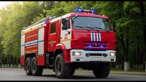 КАМАЗ Пожарный 🚒 Мощь и Герои | Самый Надежный Пожарный Грузовик России | Обзор 2026