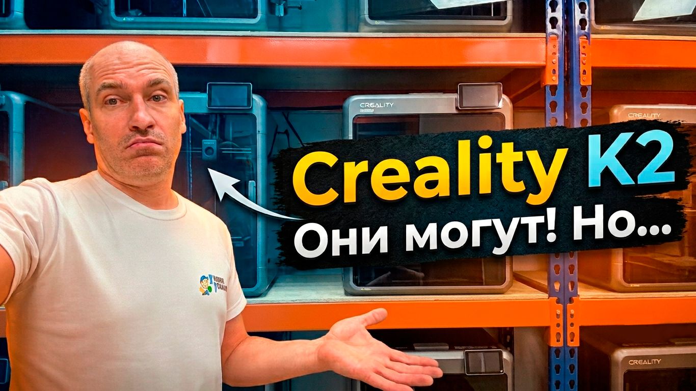 Creality K2 - Плюсы, Проблемы, Сравнение моделей смотреть онлайн