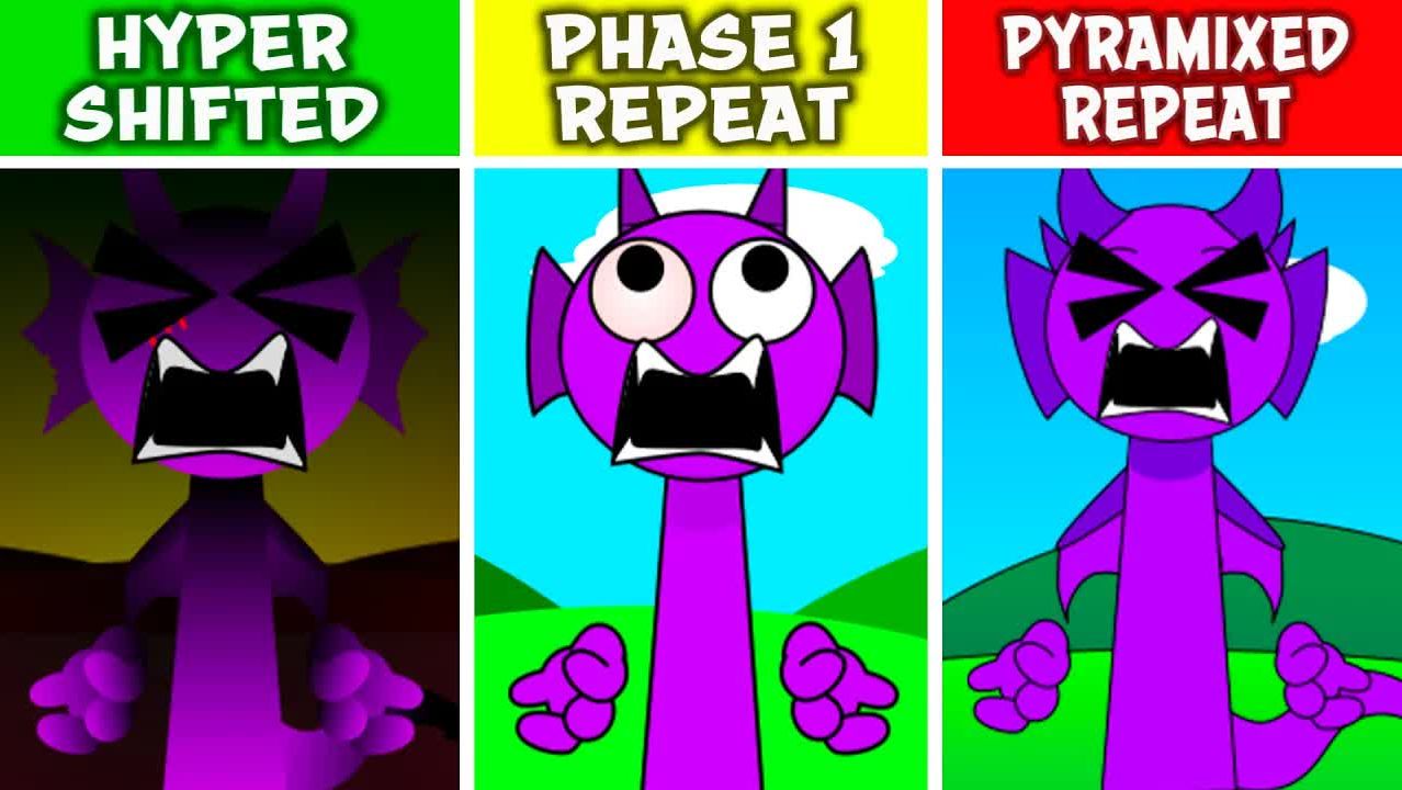 Incredibox Sprunki： ФАЗА 1 и PYRAMIXED REPEAT После HYPER SHIFTED смотреть онлайн