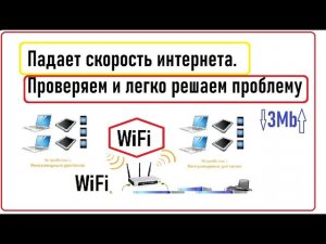 Падает скорость интернета. Проверяем и Легко решаем проблему