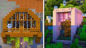 МАЙНКРАФТ Как построить 3 простых дома для начинающих! - Minecraft новые видео
