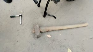Установка виброгасителя от автомобиля Нива на мопед Кольт
