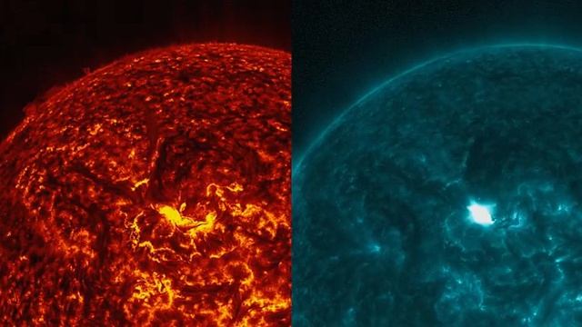 06.12.2025 в 23:39 (мск) на Солнце произошла сильная двойная вспышка М класса смотреть онлайн