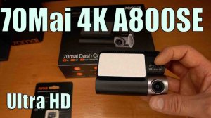 4К за лобовым стеклом. Видеорегистратор 70mai DashCam 4K A800SE