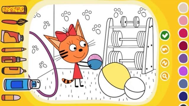 ТРИ_КОТА_-_Мультфильм_три_кота_раскраска_-_Развивающий_Мультик_Три_кота_-_Учим_цвета смотреть онлайн
