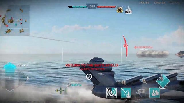 War Thunder Mobile • Проект 903. Лунь — Добейте выживших (из ума) смотреть онлайн