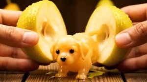 BEST and Cute AI ASMR Fruit Animals 🐒🌈🍀 Яркий ИИ АСМР мультик про фруктовых животных!