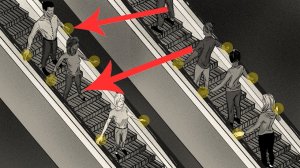 Почему поручень эскалатора в метро движется быстрее ступенек
