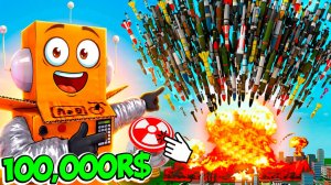ЗАТРОЛИЛ ИГРОКОВ РОБУКСАМИ в ОБЪЕДЕНИ АТОМНУЮ БОМБУ в РОБЛОКС! Roblox Merge a Nuke