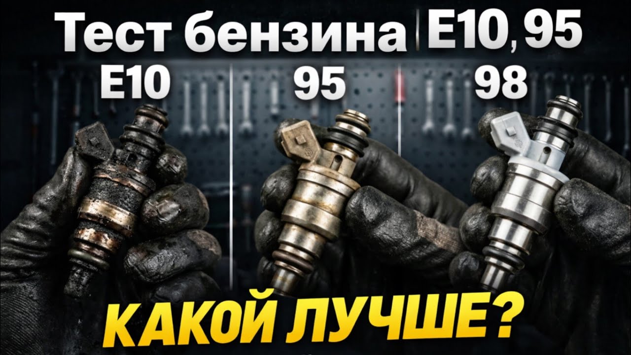 Тест бензина E10, 95 и 98 — какой лучше? Есть явный победитель! смотреть онлайн
