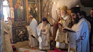 Патриаршая Литургия в монастыре Преподобного Онуфрия Великого в Акелдаме