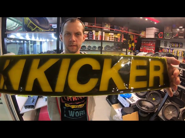 Изготавливаем логотип Kicker из 3d смолы, своими руками. смотреть онлайн