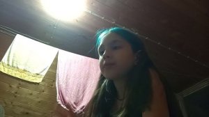Я покрасилась в синий цвет