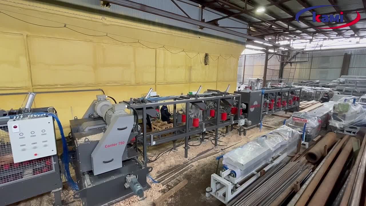 Фрезерно-брусующий станок KRAFTER Canter 750 (скорость 40 м_мин) - ТЕСТОВЫЙ ЗАПУСК! смотреть онлайн