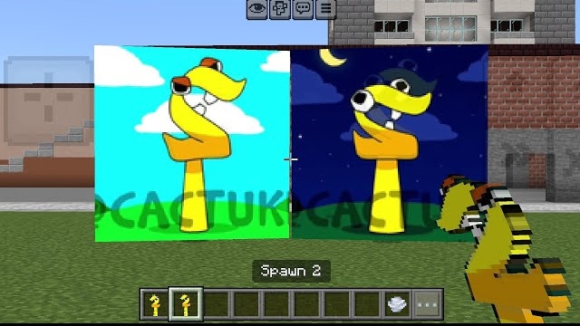 Sprunki OC 2 из Number Lore добавлен в Minecraft PE смотреть онлайн