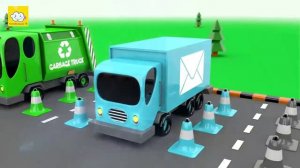 Лучшие мультфильмы для детей для малышей яркие цвета краски машинки веселые песенки