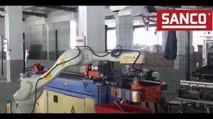 Трубогибочный станок с ЧПУ с роботом