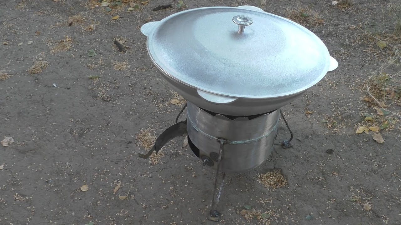 Мини печка для казана. смотреть онлайн
