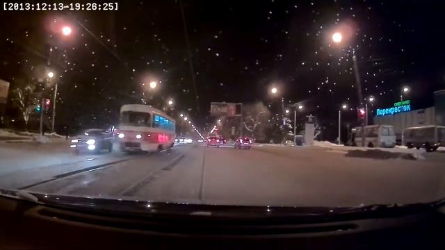 Видеорегистратор Bluesonic BS F008, основная камера ночная съёмка смотреть онлайн