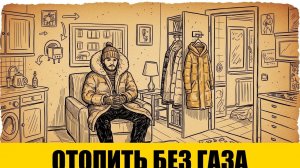 Как ОТОПИТЬ квартиру без газа и света | Гениальные способы обогрева дома