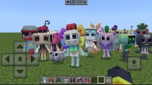 Мод на персонажей из мира Денди в Minecraft PE для дополнения MCPE