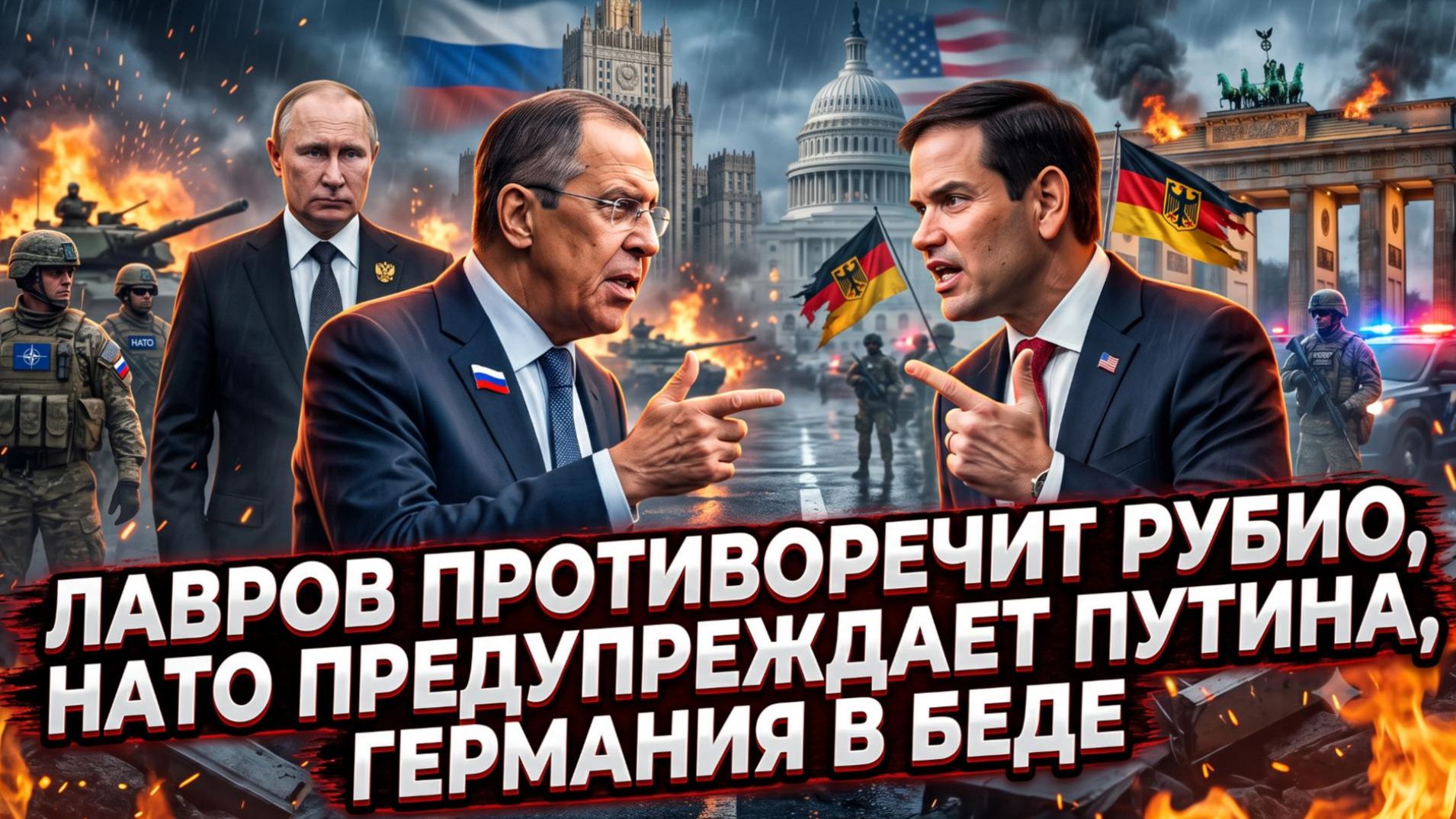 🤯Себастиан Сас | Лавров жестко осадил Рубио, НАТО выдвигает ультиматум Путину: Германия на грани смотреть онлайн
