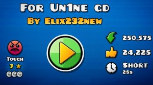 For Un1ne GD showcase - уровень для Юнайна