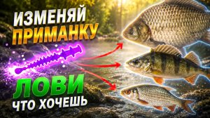ОДНА ПРИМАНКА — ЛЮБАЯ РЫБА❓ ТЕСТ НОВИНКИ 2026 CF DOUBLE BAIT 🔥 МОРМЫШИНГ на РУЧЬЕ