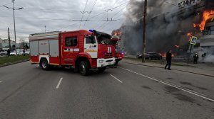Пожар в ТЦ «Гиант»|г.Калининград|05.04.2026