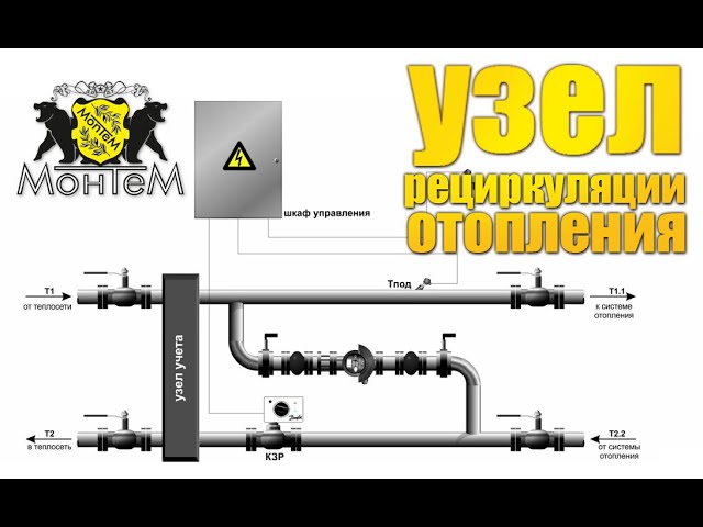 Что такое узел рециркуляции отопления и зачем он нужен? смотреть онлайн