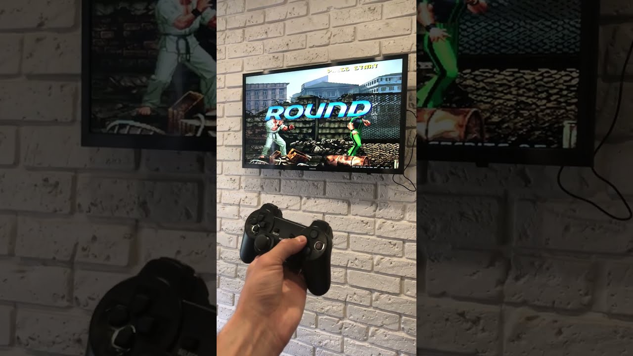 Как подключить Игровую консоль 2.4G Wireless Controllers 64ГБ к телевизору? смотреть онлайн